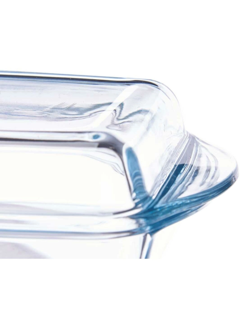 imagem de Bandeja com tampa Borcam Transparente Vidro de Borosilicato 1,9 L (4 Unidades)4