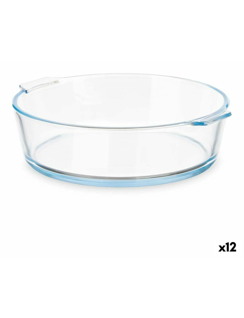 imagem de Recipiente de Cozinha Com pegas Transparente Vidro de Borosilicato 1,6 L 23 x 6 x 20 cm (12 Unidades)1
