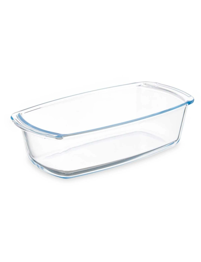 imagem de Recipiente de Cozinha Com pegas Transparente Vidro de Borosilicato 1,6 L 27 x 7,2 x 14 cm (12 Unidades)2