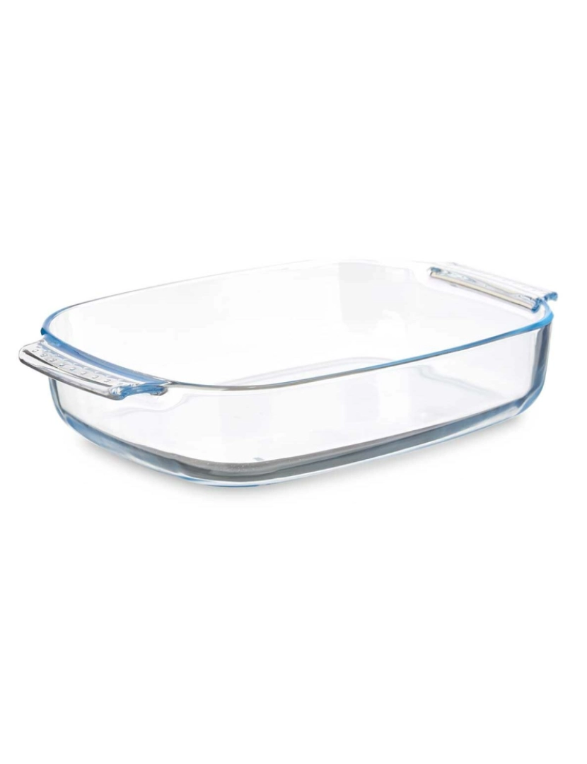 imagem de Recipiente de Cozinha Com pegas Transparente Vidro de Borosilicato 3,8 L 38 x 6,5 x 25,4 cm (6 Unidades)2