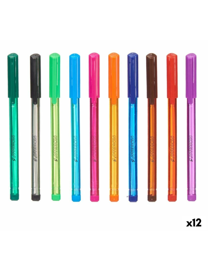 Pincello - Conjunto de Canetas Multicolor (12 Unidades)