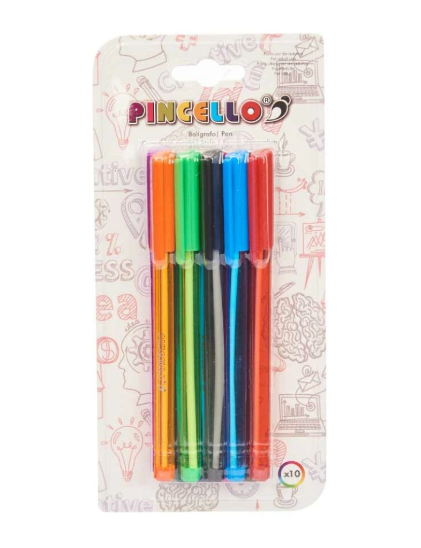 imagem de Conjunto de Canetas Multicolor (12 Unidades)3