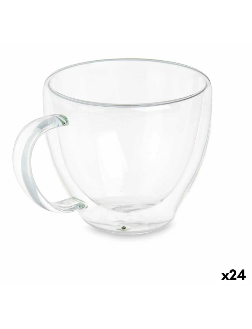 Vivalto - Kop Transparente Vidro de Borosilicato 140 ml (24 Unidades)