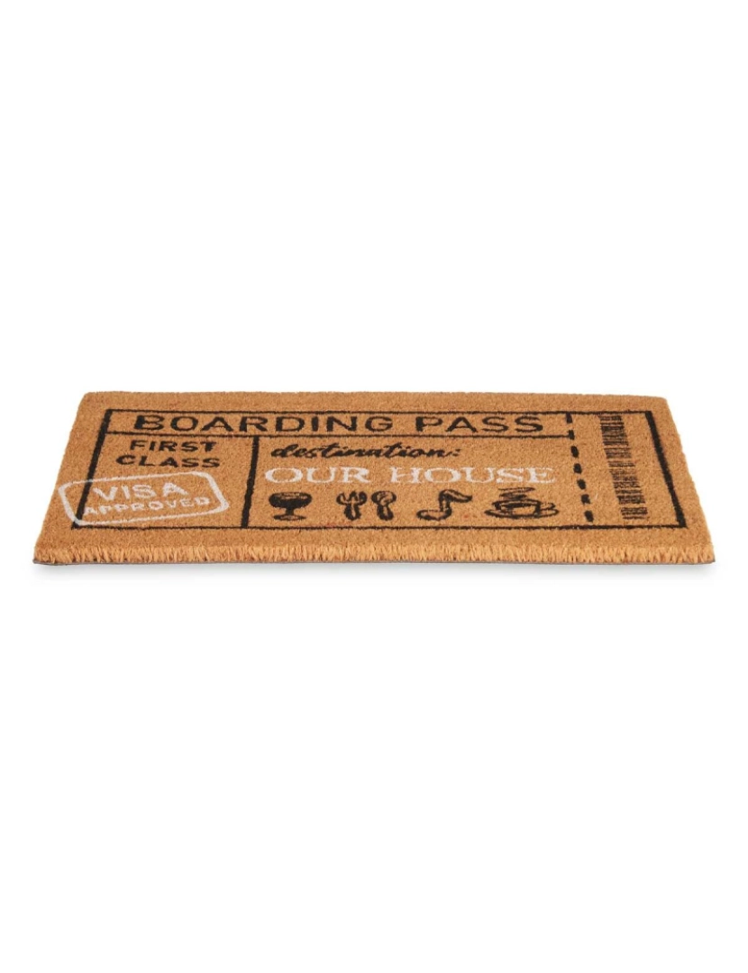 imagem de Tapete Boarding Pass Natural 60 x 1 x 40 cm (12 Unidades)2