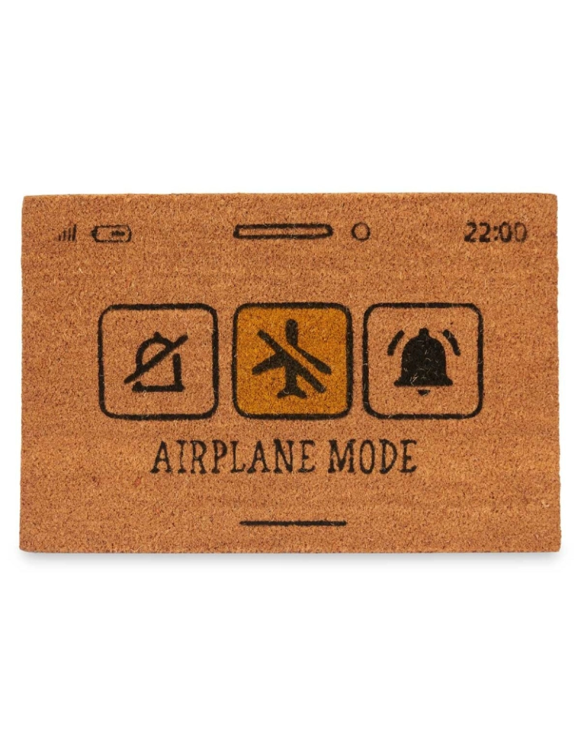 imagem de Tapete Airplane Mode Amarelo Natural 60 x 1 x 40 cm (12 Unidades)3