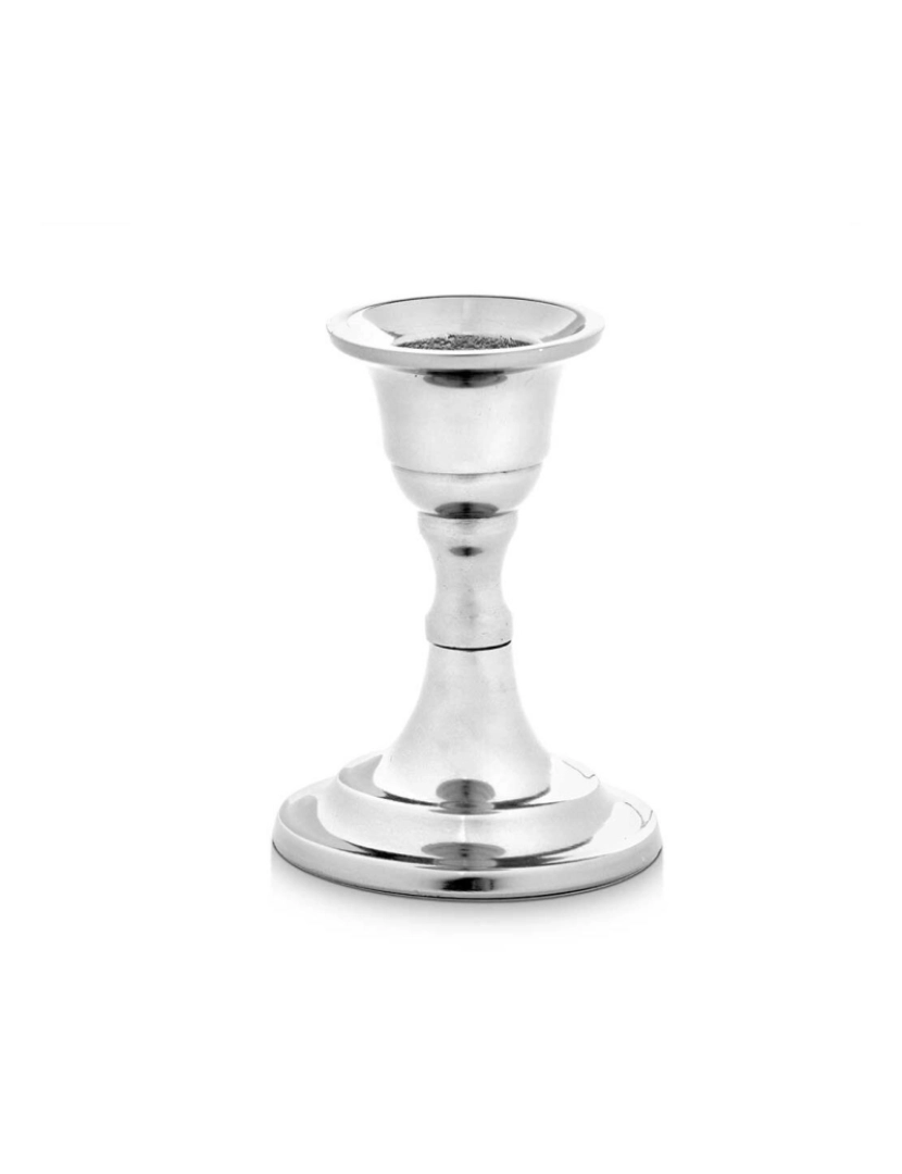 imagem de Candelabro Prateado Alumínio 4,5 x 9 x 6 cm (24 Unidades)2