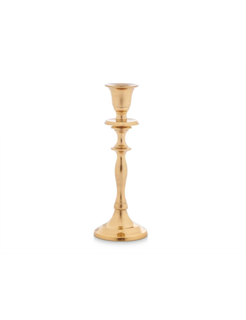 imagem de Candelabro Dourado Alumínio 4,5 x 20 x 7,5 cm (8 Unidades)2