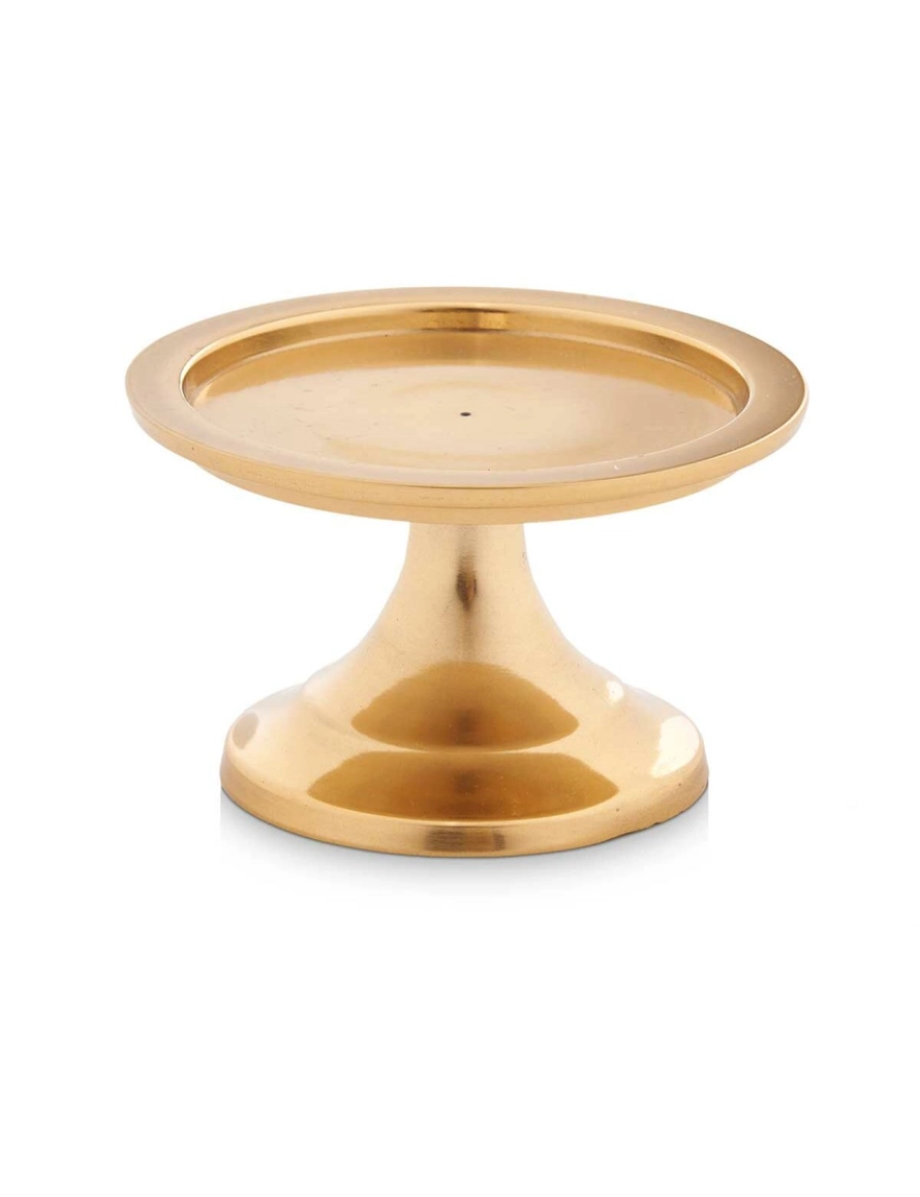 imagem de Candelabro Dourado Alumínio 10 x 6 x 10 cm (12 Unidades)2