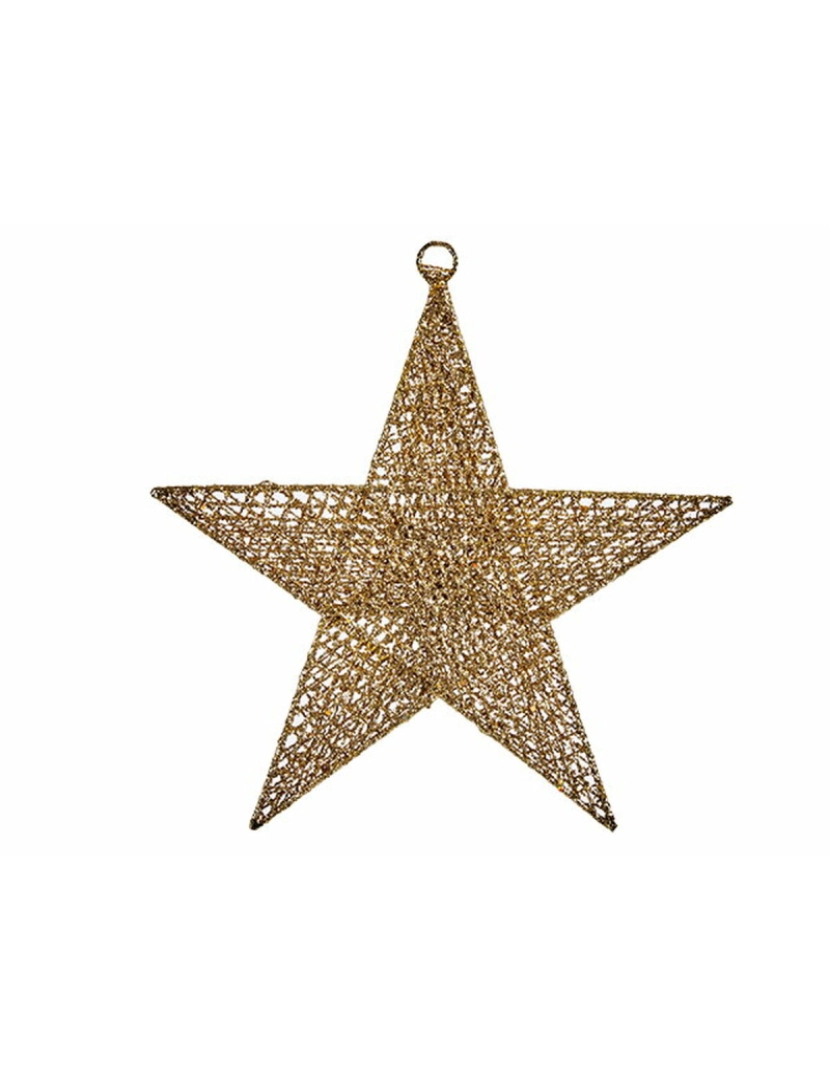 imagem de Adorno Natalício Estrela Dourado Metal 30 x 32 x 0,5 cm (24 Unidades)2