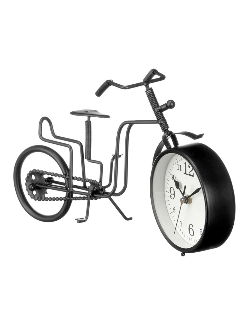 imagem de Tafelklok Bicicleta Preto Metal 33 x 21 x 4 cm (4 Unidades)2