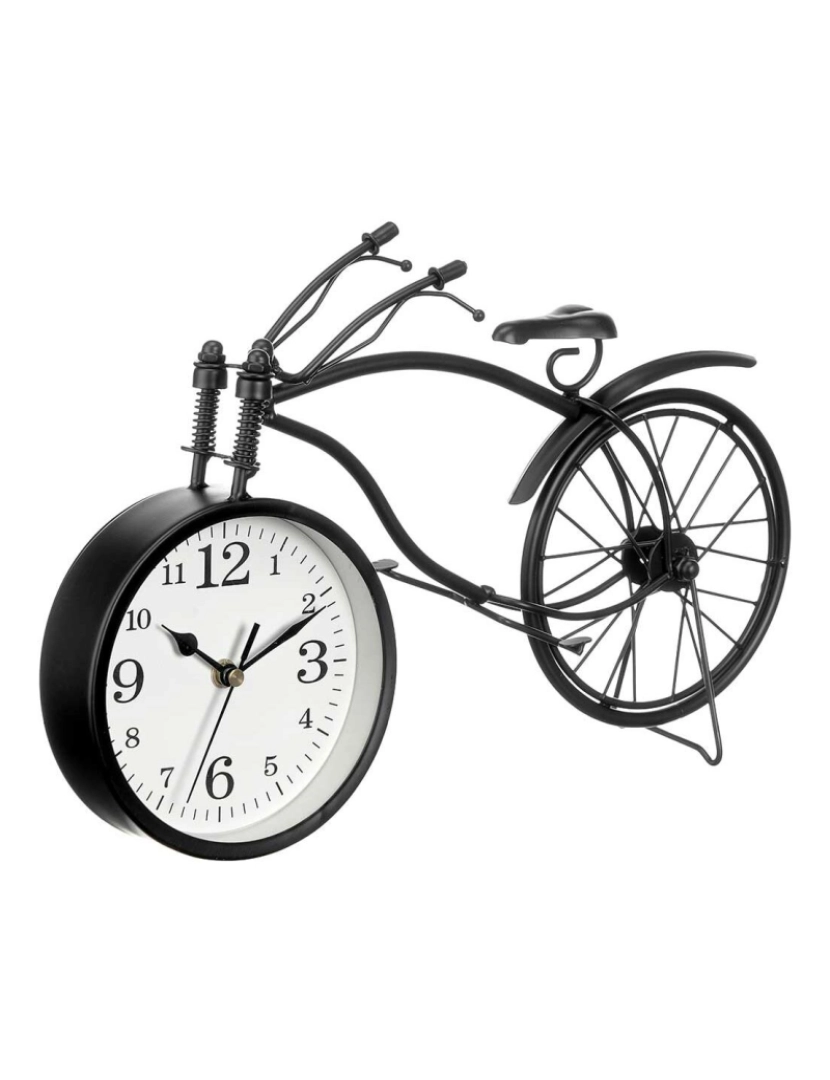 imagem de Tafelklok Bicicleta Preto Metal 36 x 22 x 7 cm (4 Unidades)2