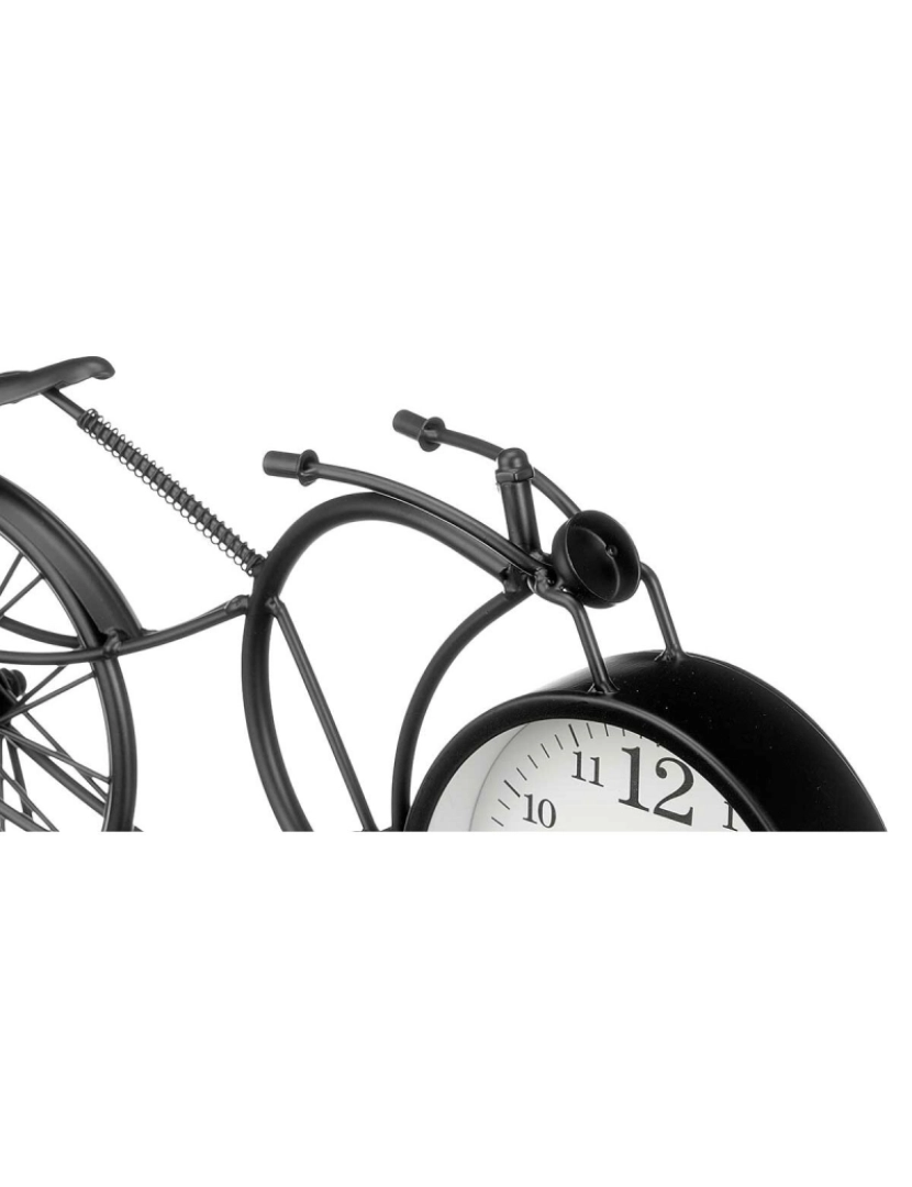 imagem de Tafelklok Bicicleta Preto Metal 40 x 19,5 x 7 cm (4 Unidades)3