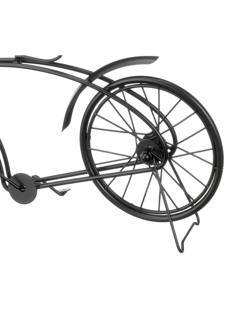 imagem de Tafelklok Bicicleta Preto Metal 38 x 20 x 4 cm (4 Unidades)3