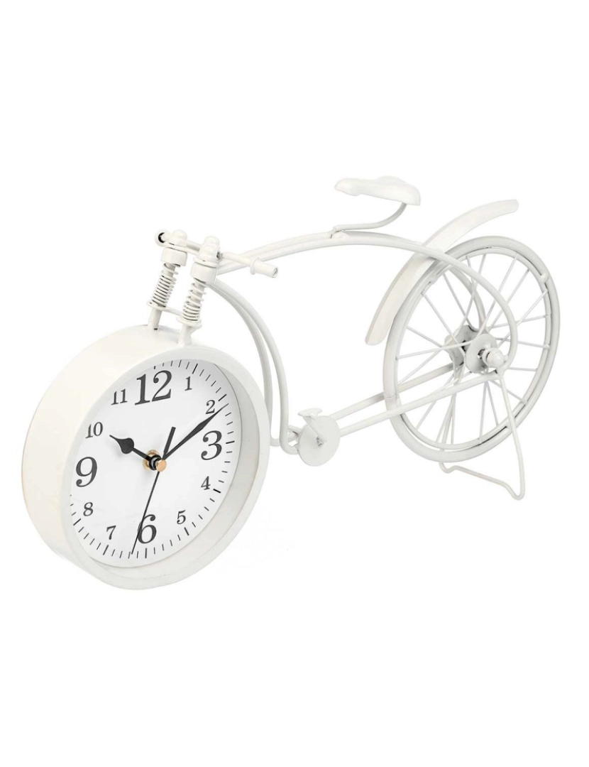 imagem de Tafelklok Bicicleta Branco Metal 38 x 20 x 4 cm (4 Unidades)2