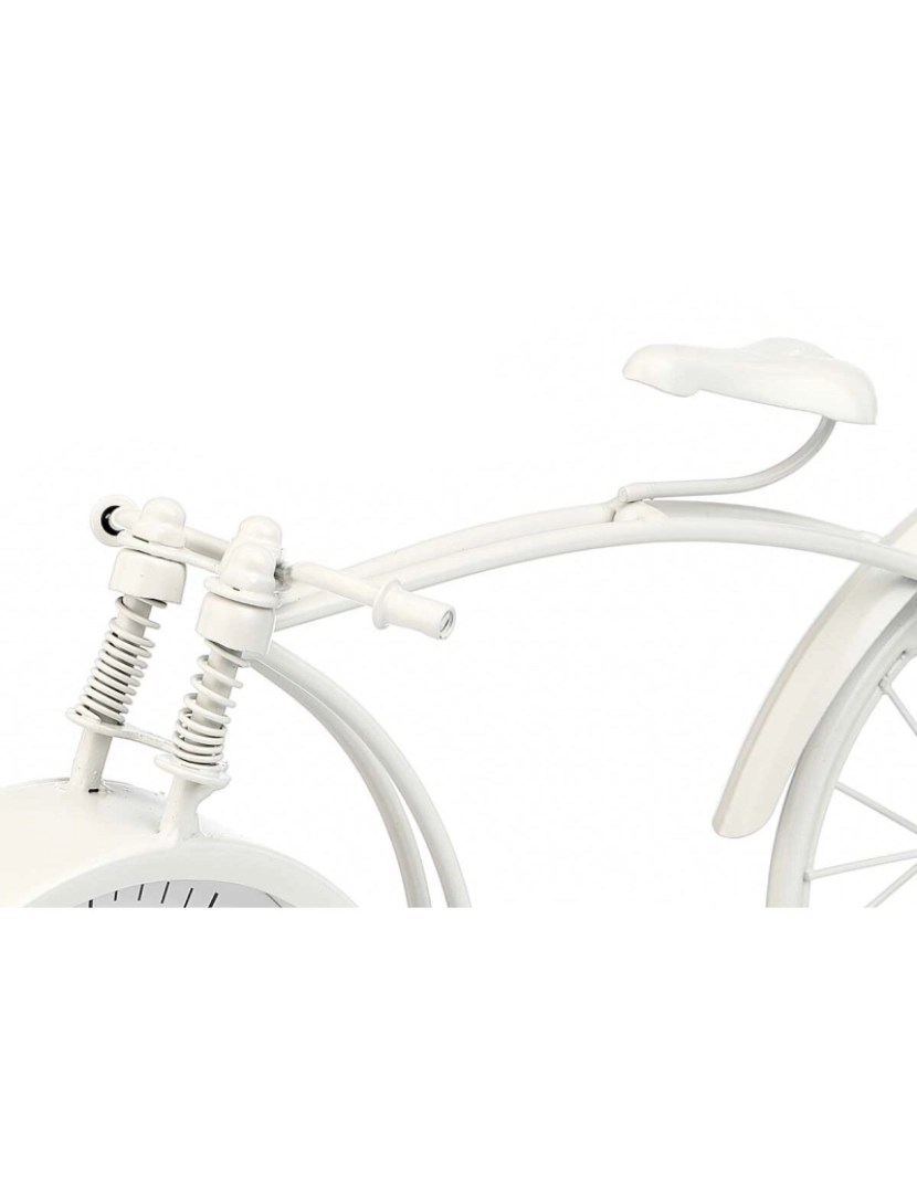 imagem de Tafelklok Bicicleta Branco Metal 38 x 20 x 4 cm (4 Unidades)3