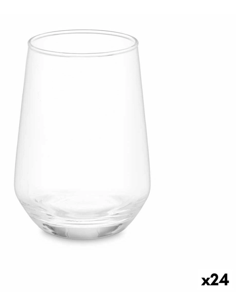 Vivalto - Copo Cónico Transparente Vidro 390 ml (24 Unidades)