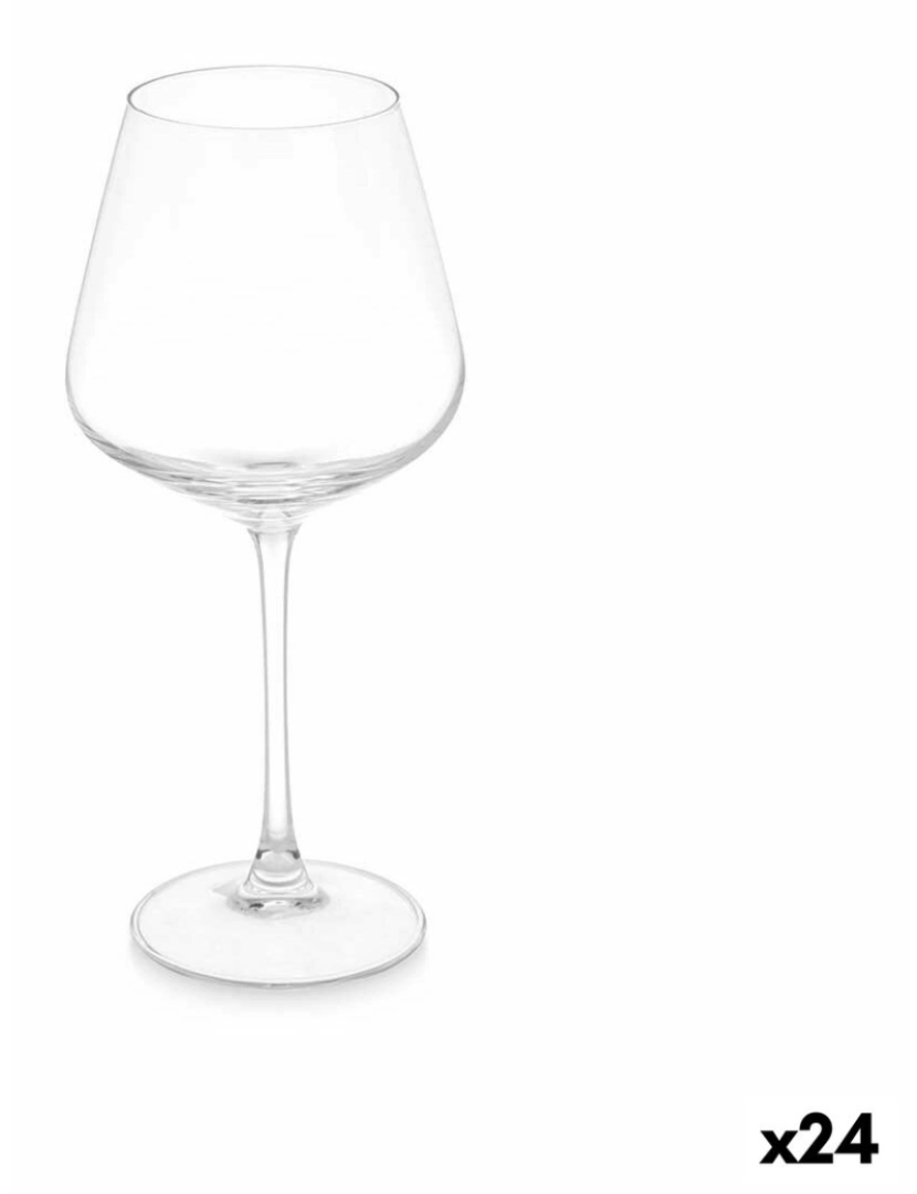 Vivalto - Copo para vinho Transparente Vidro 590 ml (24 Unidades)