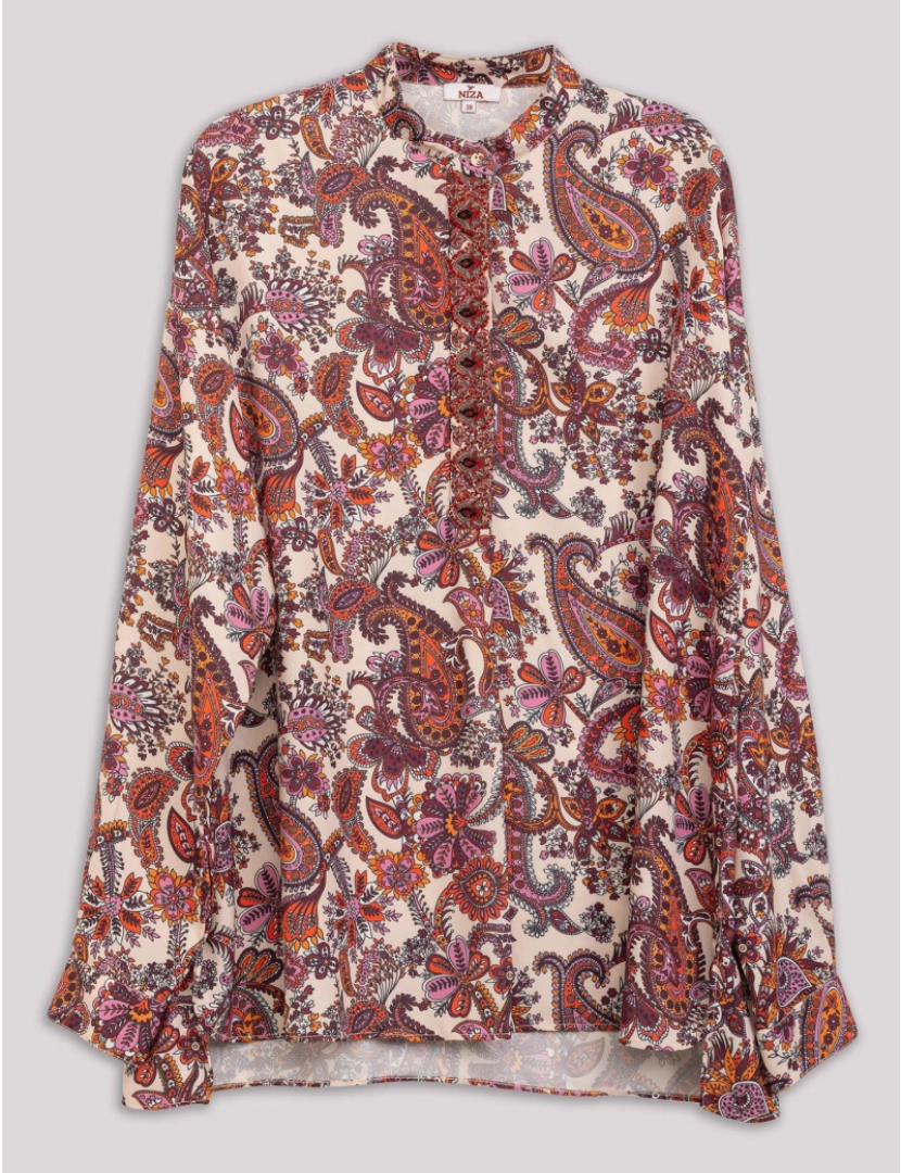 imagem de Blusa com estampado paisley6