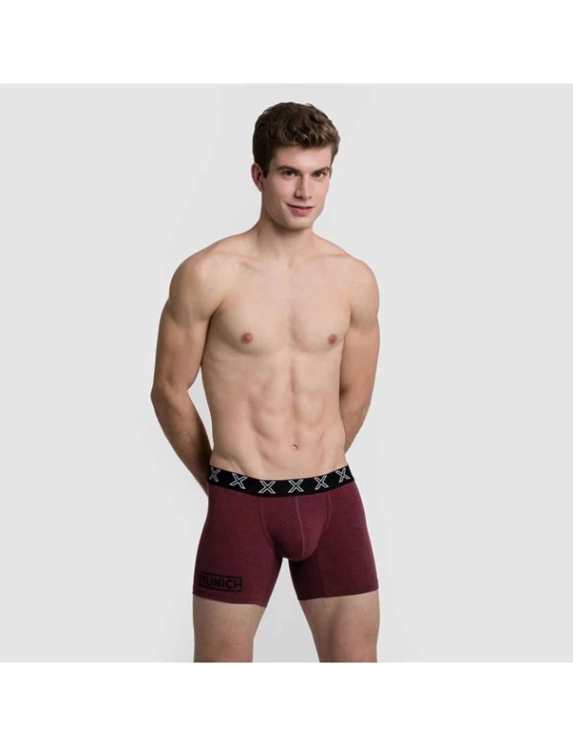 Munich - Pack-2 Boxers Casual Munich Homem cinza Granada