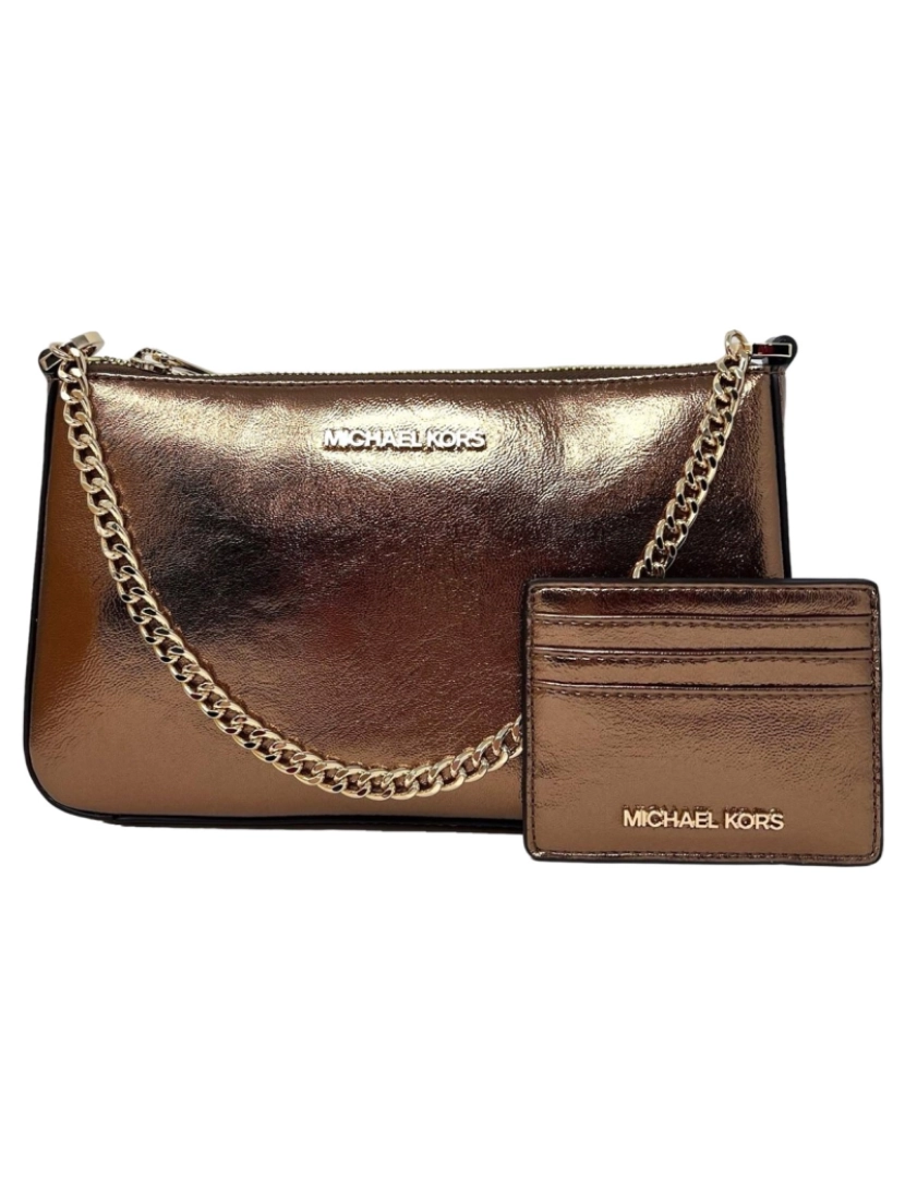 Michael Kors - Michael Kors Conjunto Mala + Porta Cartões Cobre 35H3GGZD6M