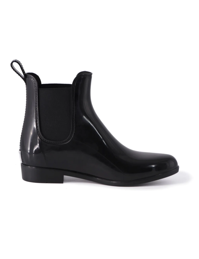 Aus Wooli - Aus Wooli Womens Rainboots com livre Sheepskin Insole Preto