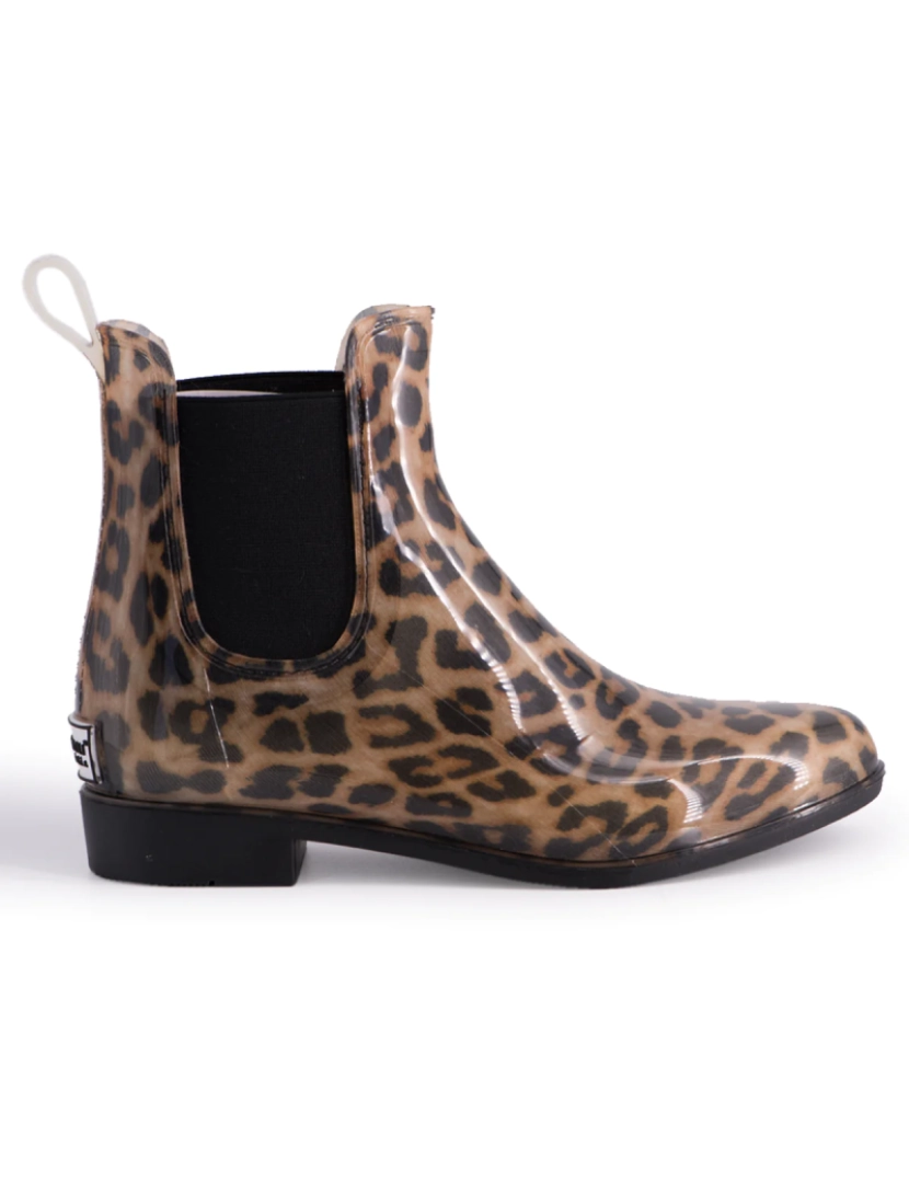 imagem de Aus Wooli Womens Rainboots com livre Sheepskin palmilha Leopard imprimir4