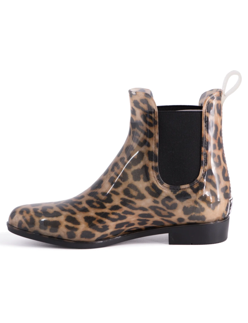 imagem de Aus Wooli Womens Rainboots com livre Sheepskin palmilha Leopard imprimir6