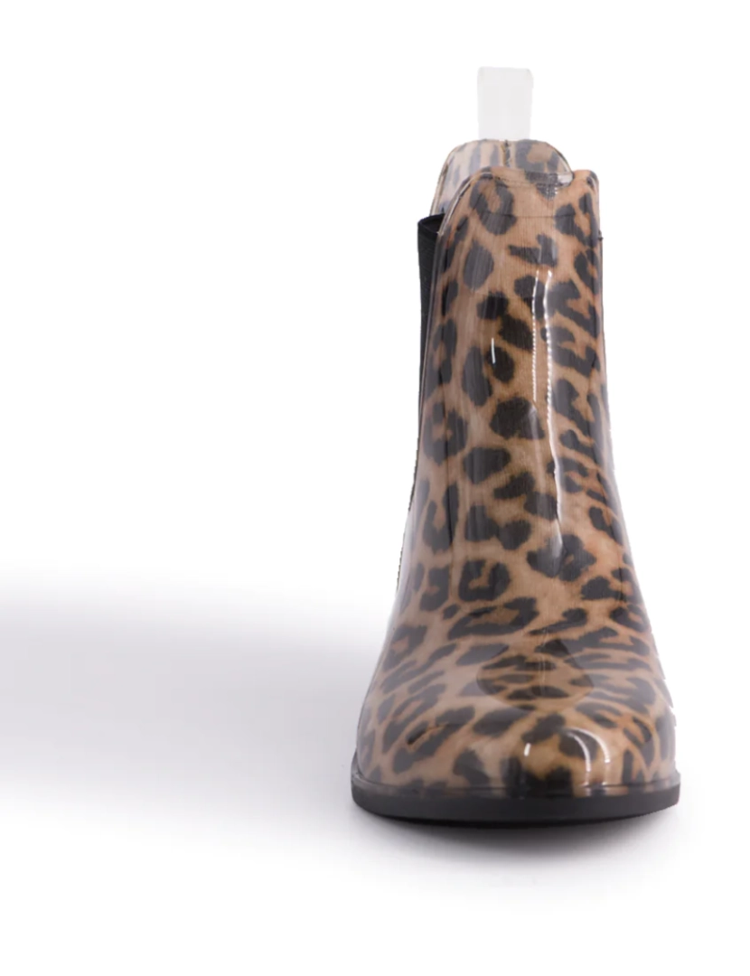 imagem de Aus Wooli Womens Rainboots com livre Sheepskin palmilha Leopard imprimir7