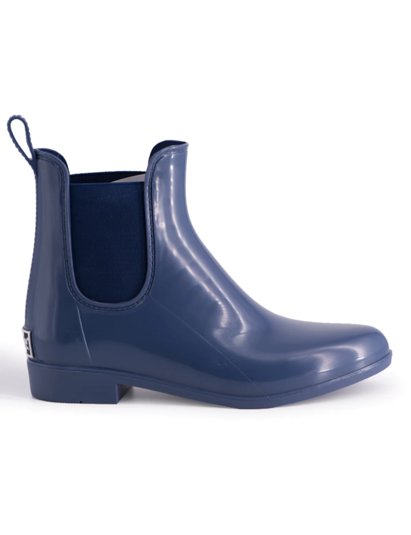 imagem de Aus Wooli Mulheres Rainboots com Sheepskin grátis Insole Marinha3