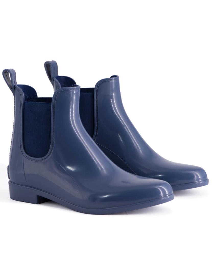 imagem de Aus Wooli Mulheres Rainboots com Sheepskin grátis Insole Marinha7