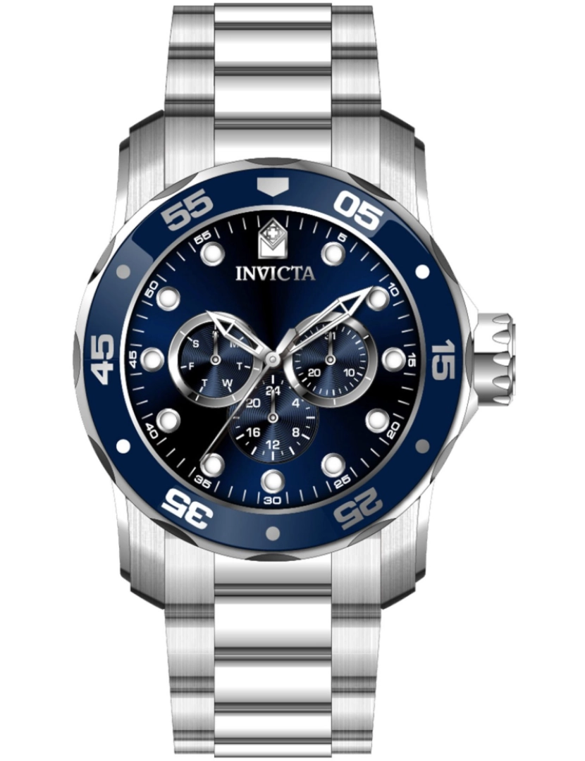 Invicta - Invicta Pro Diver - SCUBA 45728 Relógio de Homem Quartzo  - 48mm