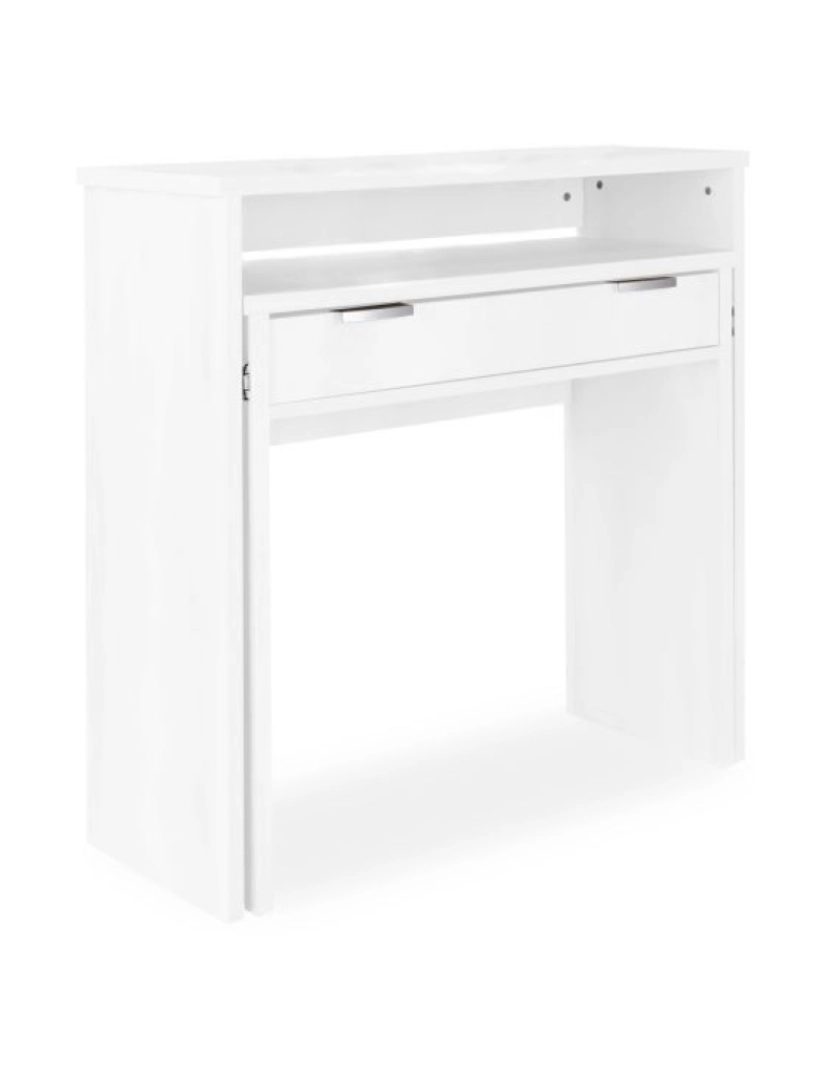 imagem de Mesa de consola Aput Blanco 33 (cerrada), 63,4 (abierta) x 87,5 x cm2