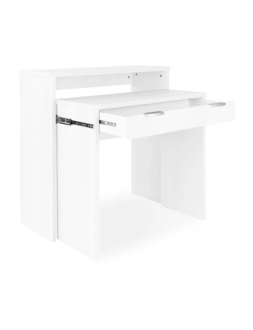 imagem de Mesa de consola Aput Blanco 33 (cerrada), 63,4 (abierta) x 87,5 x cm4