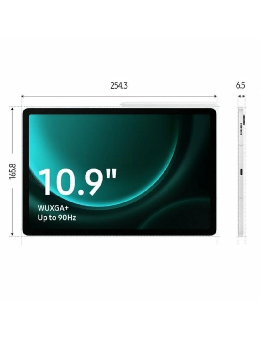 imagem de Tablet Samsung Galaxy Tab S9 FE 8 GB RAM 256 GB Cinzento4