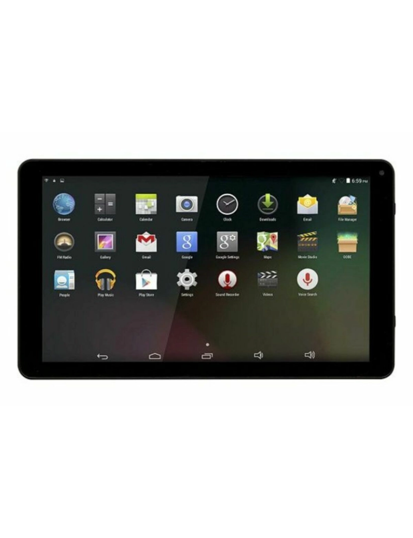 Denver Electronics - Tablet Denver Electronics TAQ-10465 10.1" Quad Core 2 GB RAM 64 GB 2 GB RAM Preto Multicolor 64 GB