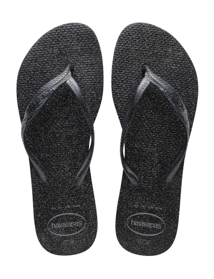 imagem de Havaianas Fantasia Gloss Senhora  Preto3