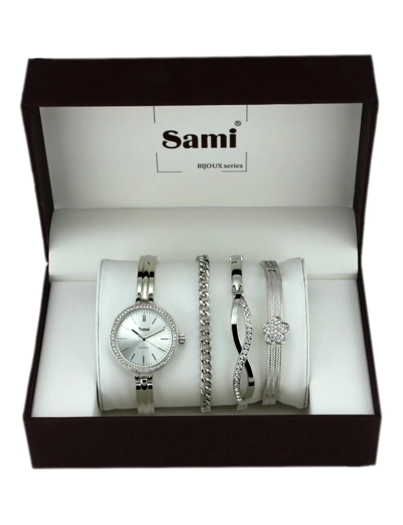 Sami - Sami Conjunto Relógio com Bracelete e 2 Pulseiras RSM-43812-5