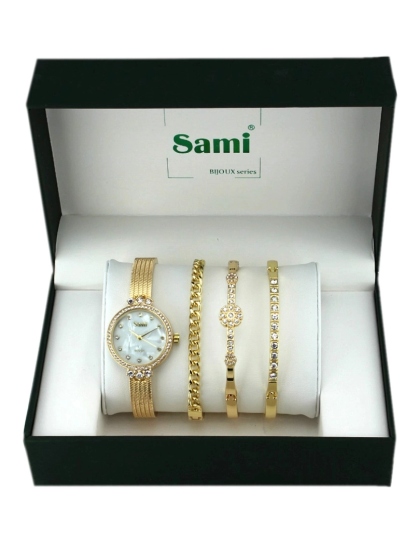 Sami - Sami Conjunto Relógio com Bracelete e 2 Pulseiras RSM-43814-1