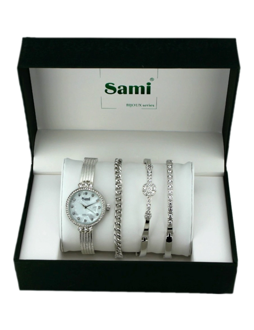 Sami - Sami Conjunto Relógio com Bracelete e 2 Pulseiras RSM-43814-3