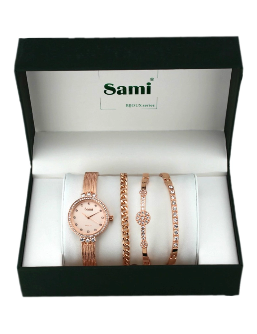 Sami - Sami Conjunto Relógio com Bracelete e 2 Pulseiras RSM-43814-5