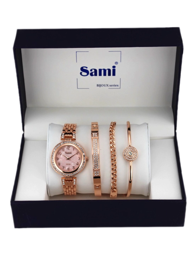 Sami - Sami Conjunto Relógio com Bracelete e 2 Pulseiras RSM-43815-1