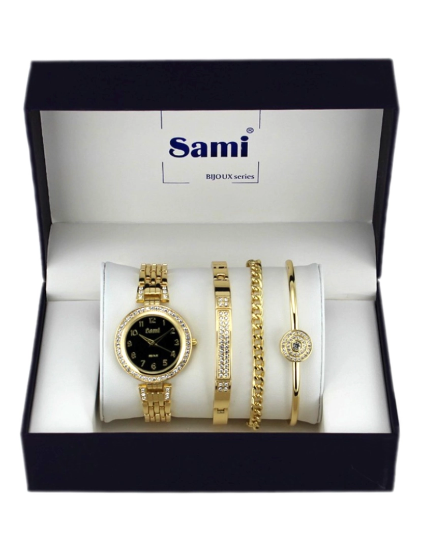 Sami - Sami Conjunto Relógio com Bracelete e 2 Pulseiras RSM-43815-5