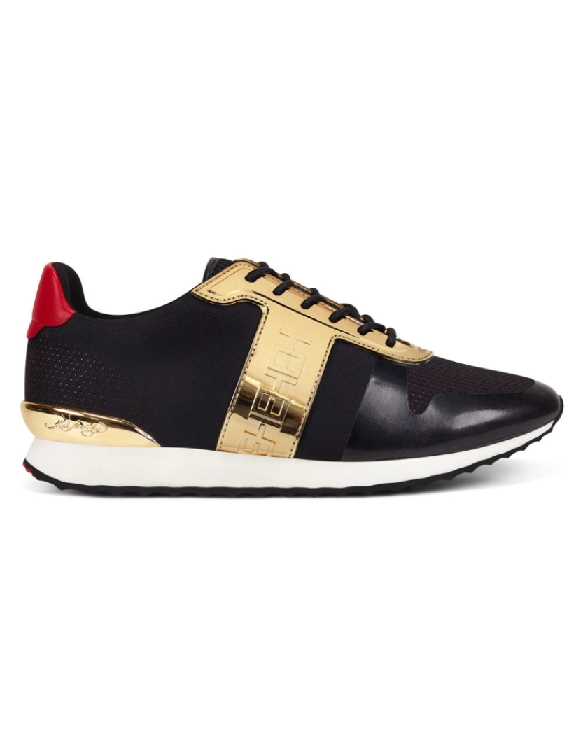 Ed Hardy - O Hardy Mono Runner-Metallic Preto/Gold