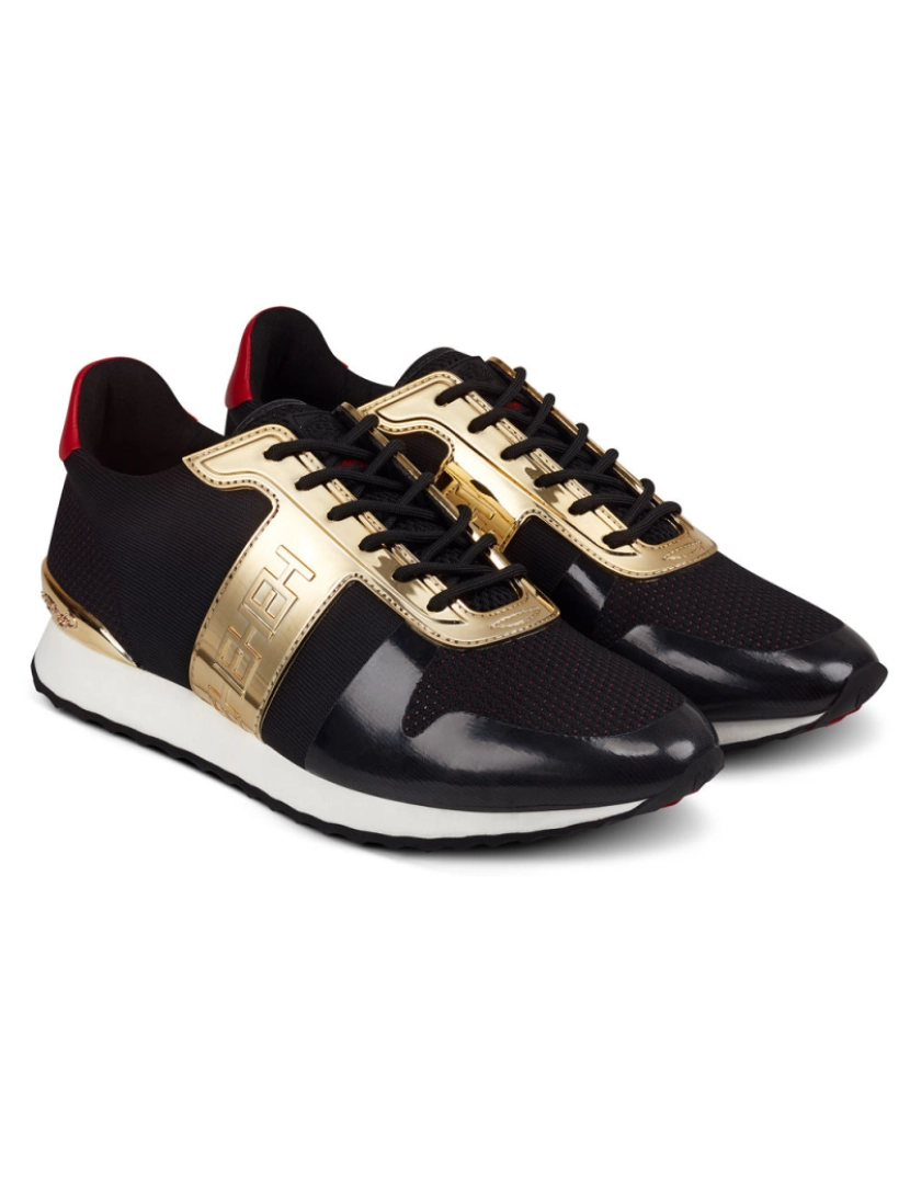 imagem de O Hardy Mono Runner-Metallic Preto/Gold2