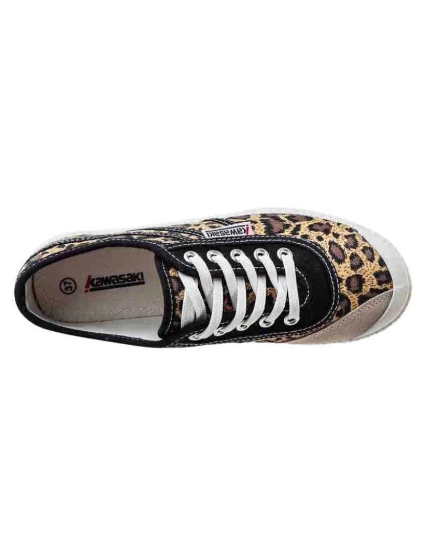 imagem de Kawasaki K-Players Star Canvas Shoes K192029 8002 Leopardo4