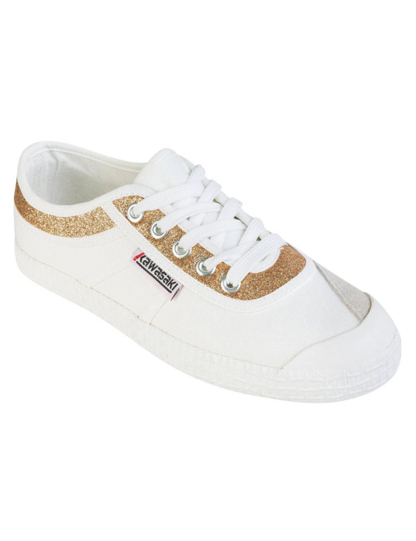 imagem de Kawasaki Glitter Canvas Shoes K194522 8890 Ouro2