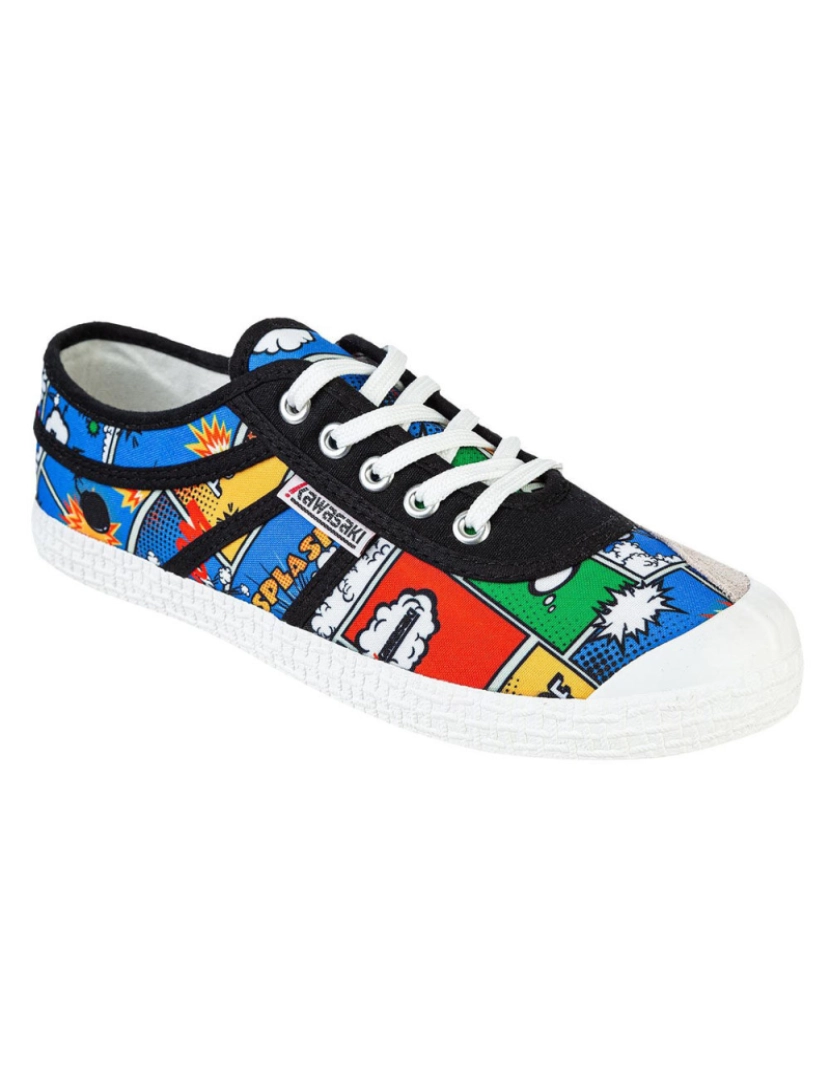 imagem de Kawasaki Cartoon Canvas Shoes K202410 8881 Multi cor2