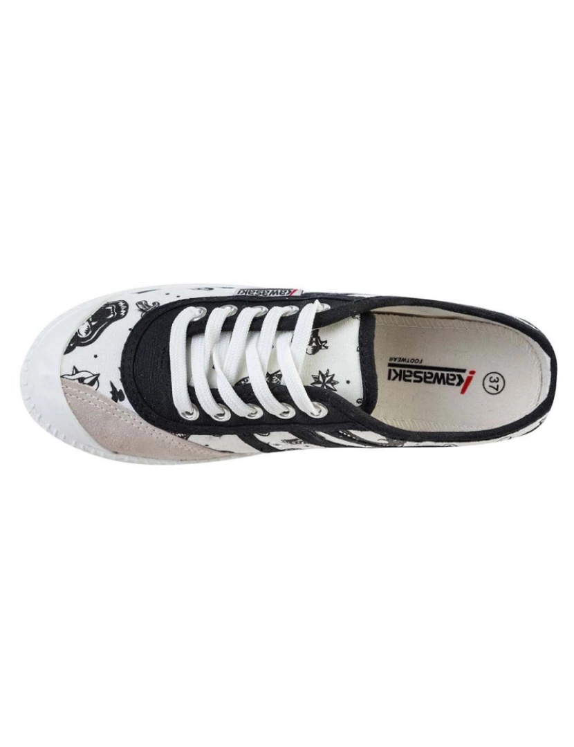 imagem de Kawasaki Tattoo Canvas Shoes K202420 1002 Branco4