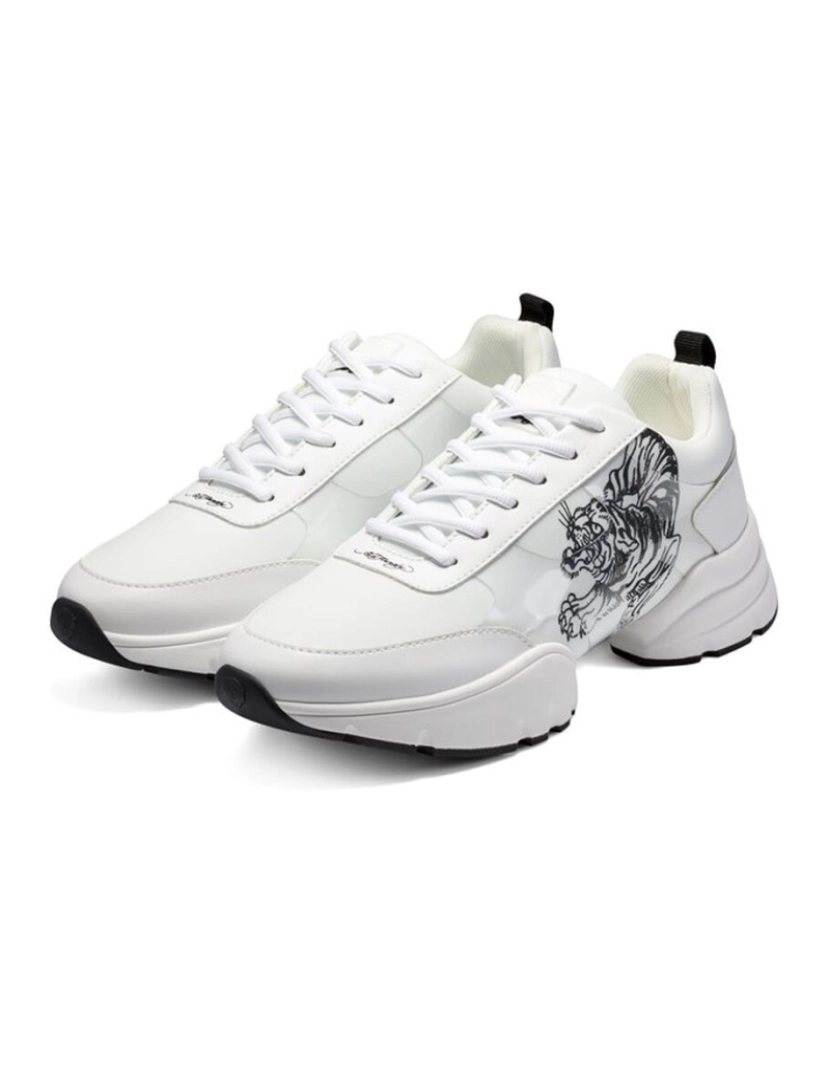 imagem de Hardy Caged Runner Tiger White-Black2