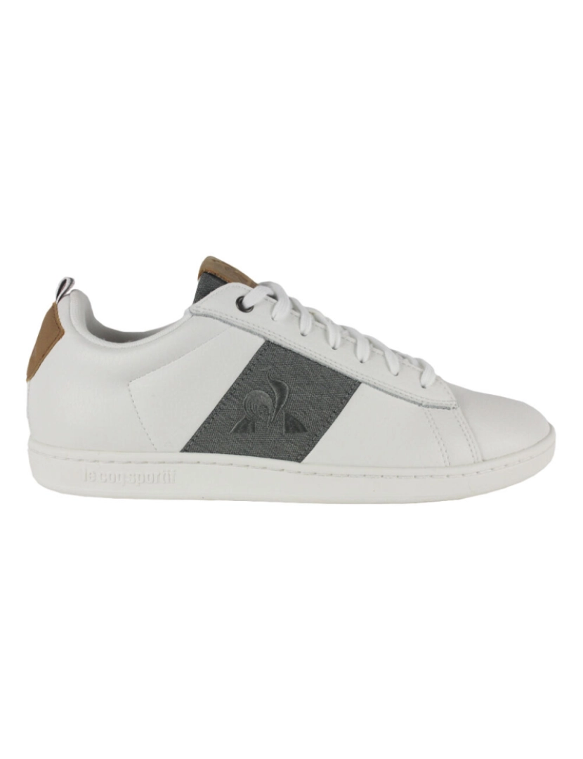 Le Coq Sportif - The Shortclassic Denim Sports Rooster 2210104 Denim óptico branco / cinza